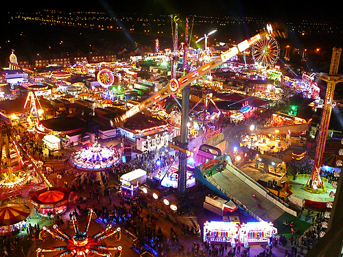 Hull Fair - The biggest in the UK.