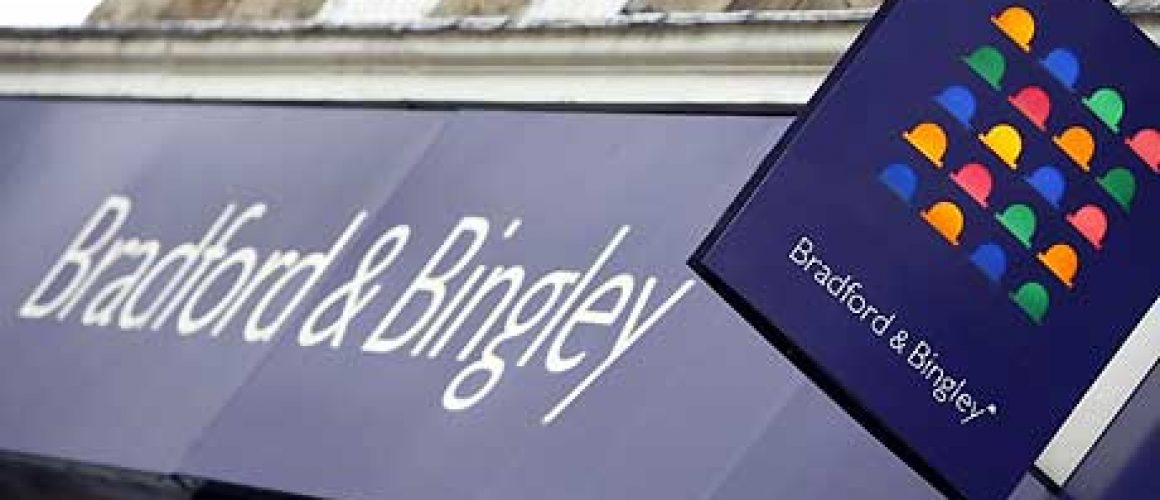 Bradford and Bingley Building society logo.