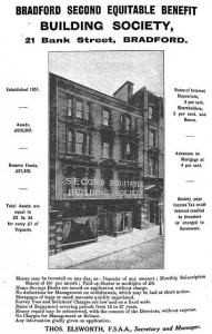 The Bradford Second Equitable Building Society, 21 Bank Street, Bradford. 1912. (flickr.com)