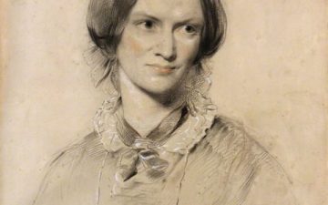 A chalk portrait of Charlotte Bronte created by George Richmond in 1850. 