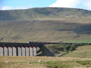 Whernside and the ribblehead viaduct