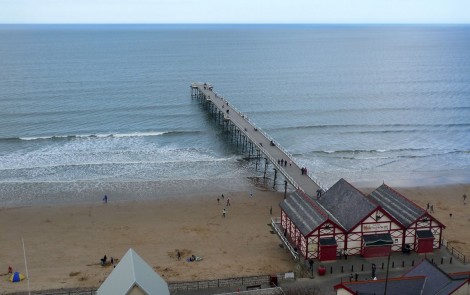 Saltburn is the first coastal place on the Cleveland Way if you start at Helmsley.