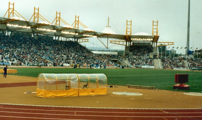 The eyes of the world were on this stadium in '91. Twenty-two years later it was gone. Source: Wikipedia Creative commons Public domain.