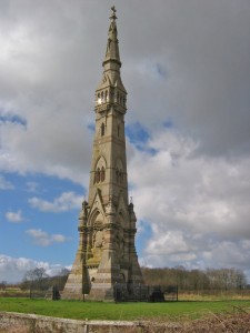 The people of Sledmere loved their landlord so much they built this monument to comemmorate him in 1865. Picture credit: Stephen Horncastle wikipedia creative commons. 