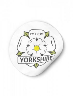 I'm From Yorkshire Logo Sticker