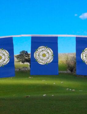 Yorkshire Flag Bunting - 3m