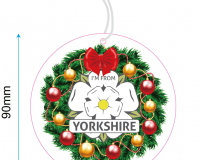 I'm From Yorkshire Christmas Air Freshener Decoration