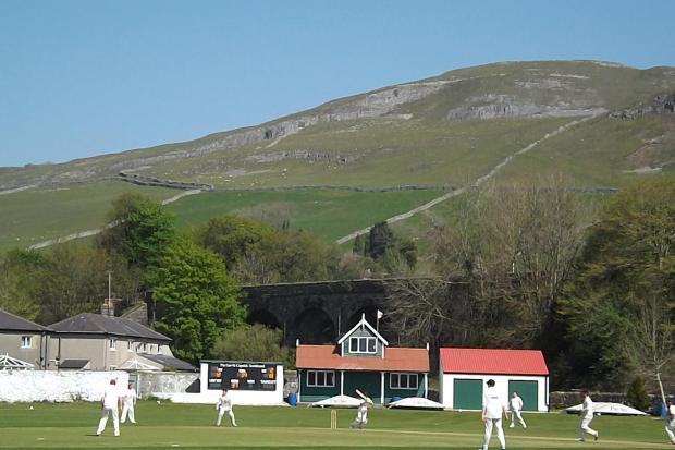 cricketers playing at addingham cricket club