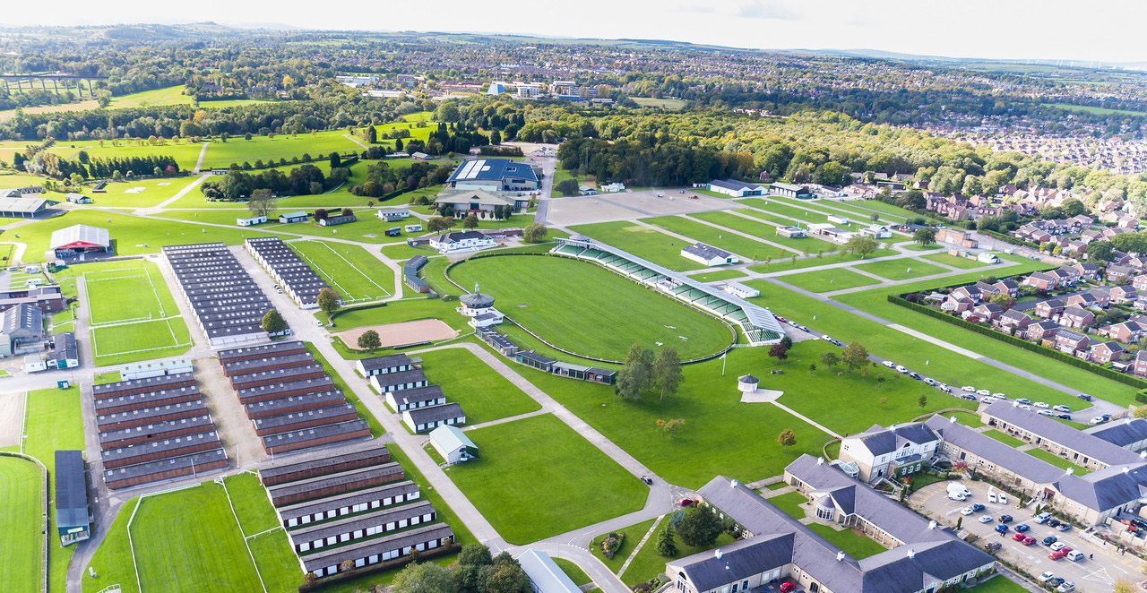 Birdseye view of Great Yorkshire Showground