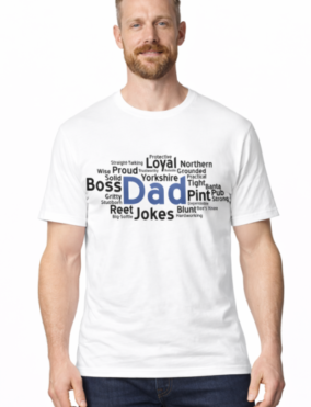 Dad Word Cloud T-Shirt